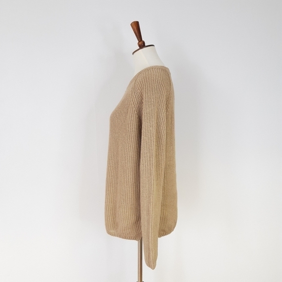 FINAL ⬇️ Neu Nomads | Knit Crewneck Sweater in Camel - Picture 3 of 7